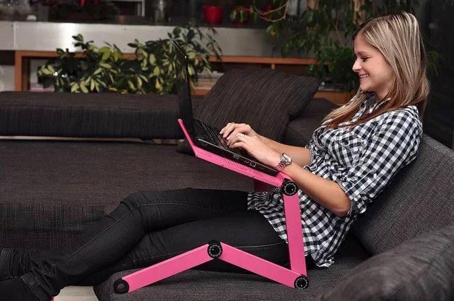 Фото 5 Столик подставка для ноутбука с кулером UFT T60 Pink