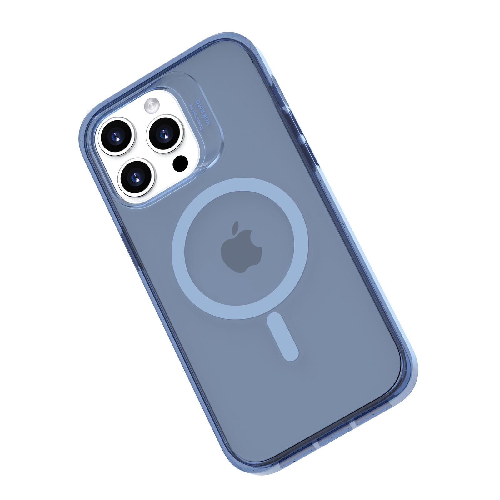 Чехол для iPhone 15 с магнитом MagSafe Vokamo Smult Blue