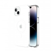 Чехол для iPhone 15 с магнитом MagSafe Vokamo Glacier Белый Матовый