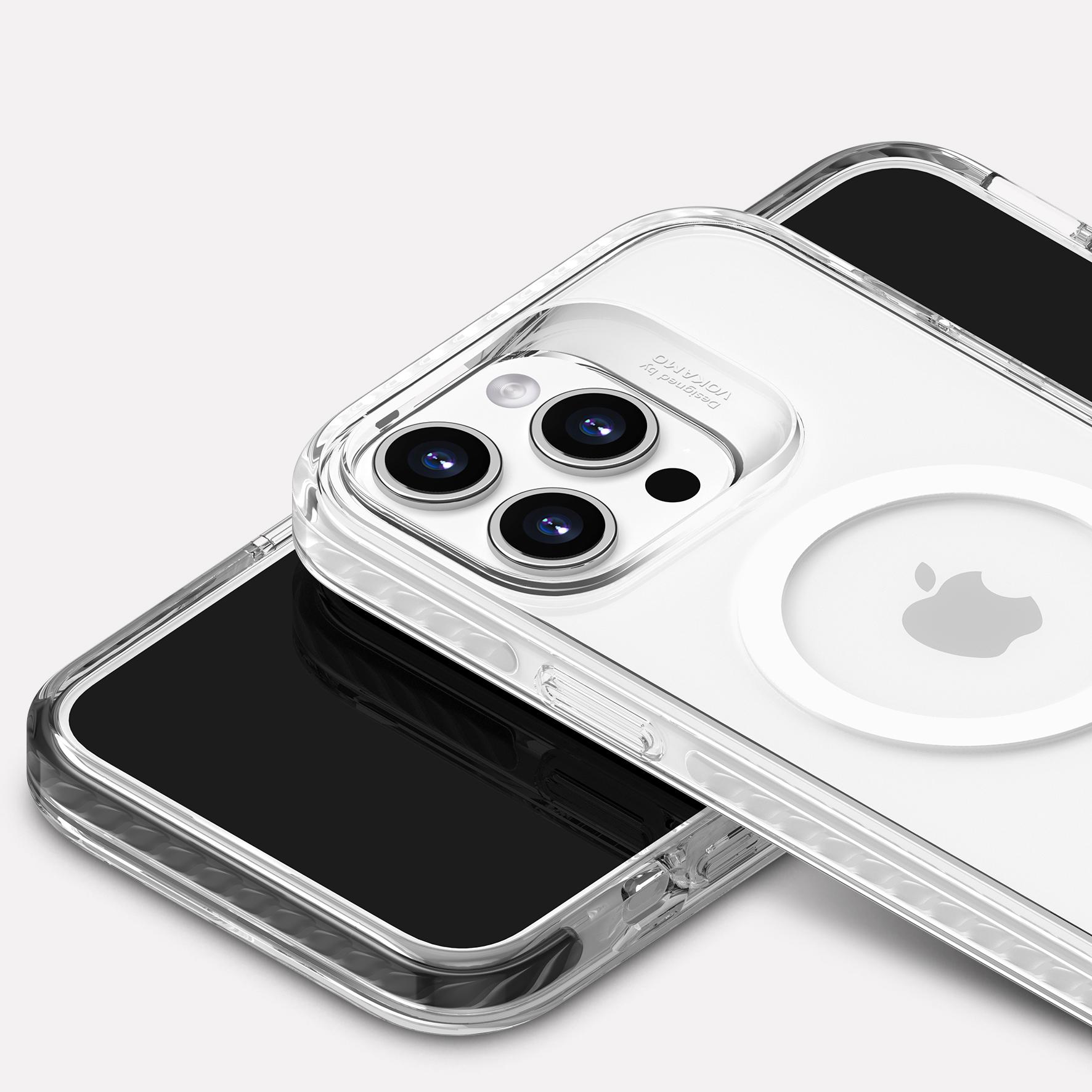 Чехол для iPhone 15 Pro с магнитом MagSafe Vokamo Smult Blue