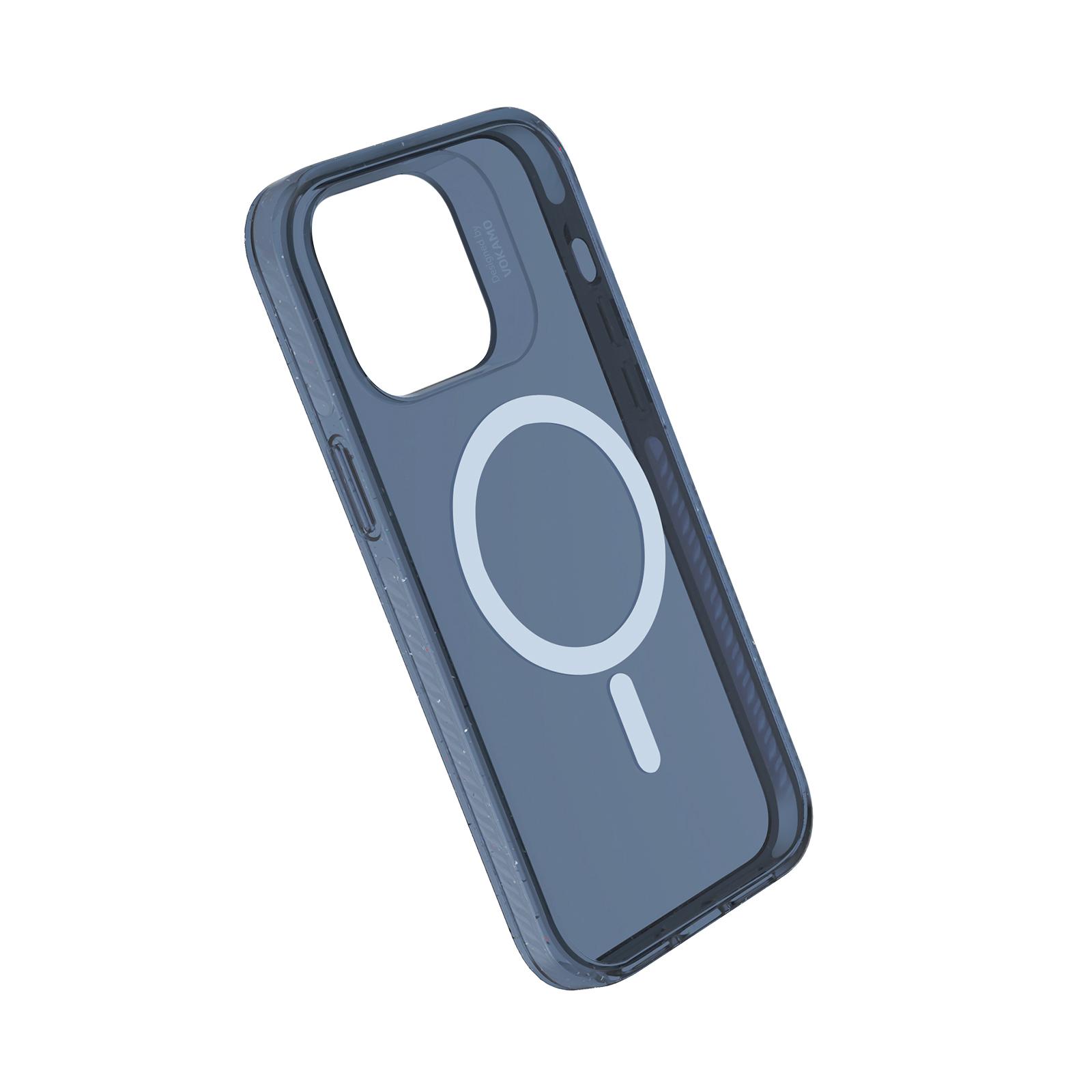 Чехол для iPhone 15 Plus с магнитом MagSafe Vokamo Smult Blue