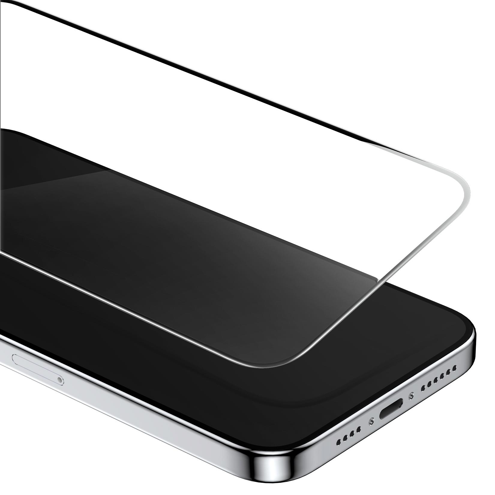 Фото 3 Защитное стекло 3D для iPhone 15 Pro Ocover VOKAMO Diamond HD Black