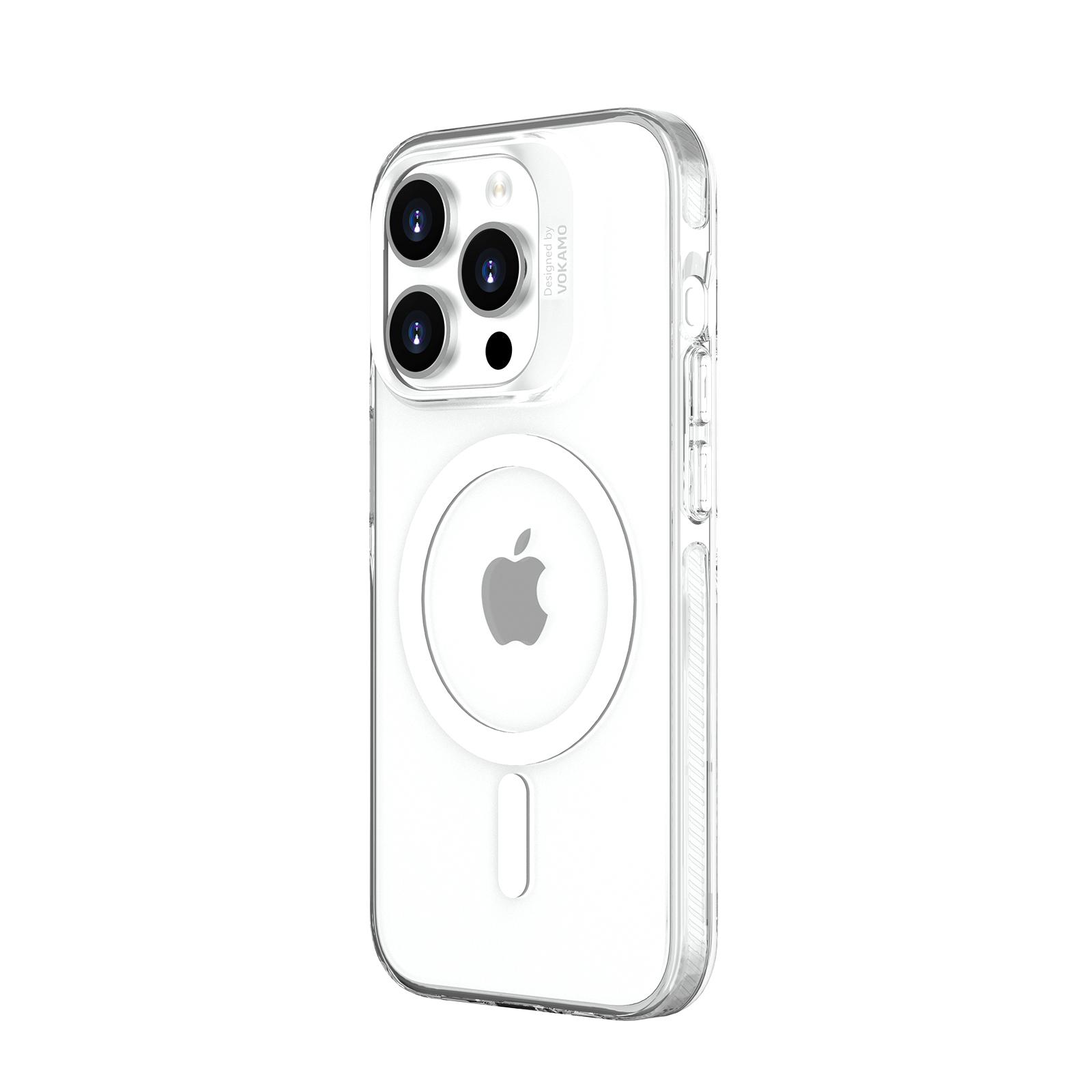 Фото 3 Чехол для iPhone 15 Pro с магнитом MagSafe VOKAMO Прозрачный