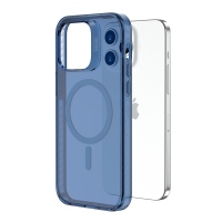 Чехол для iPhone 15 Pro Max с магнитом MagSafe VOKAMO Smult Blue