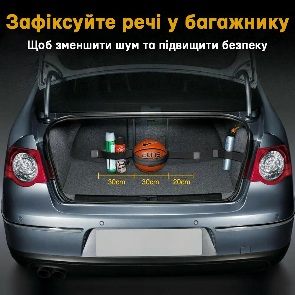 Фото 3 Ремень органайзер в багажник эластичный по 20 см с липучкой UFT Car organizer 7 S (UFTсarorganizer7S)