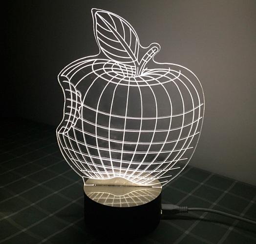 Фото 1 3D светильник ночник UFT MP79 apple (UFTMP79)