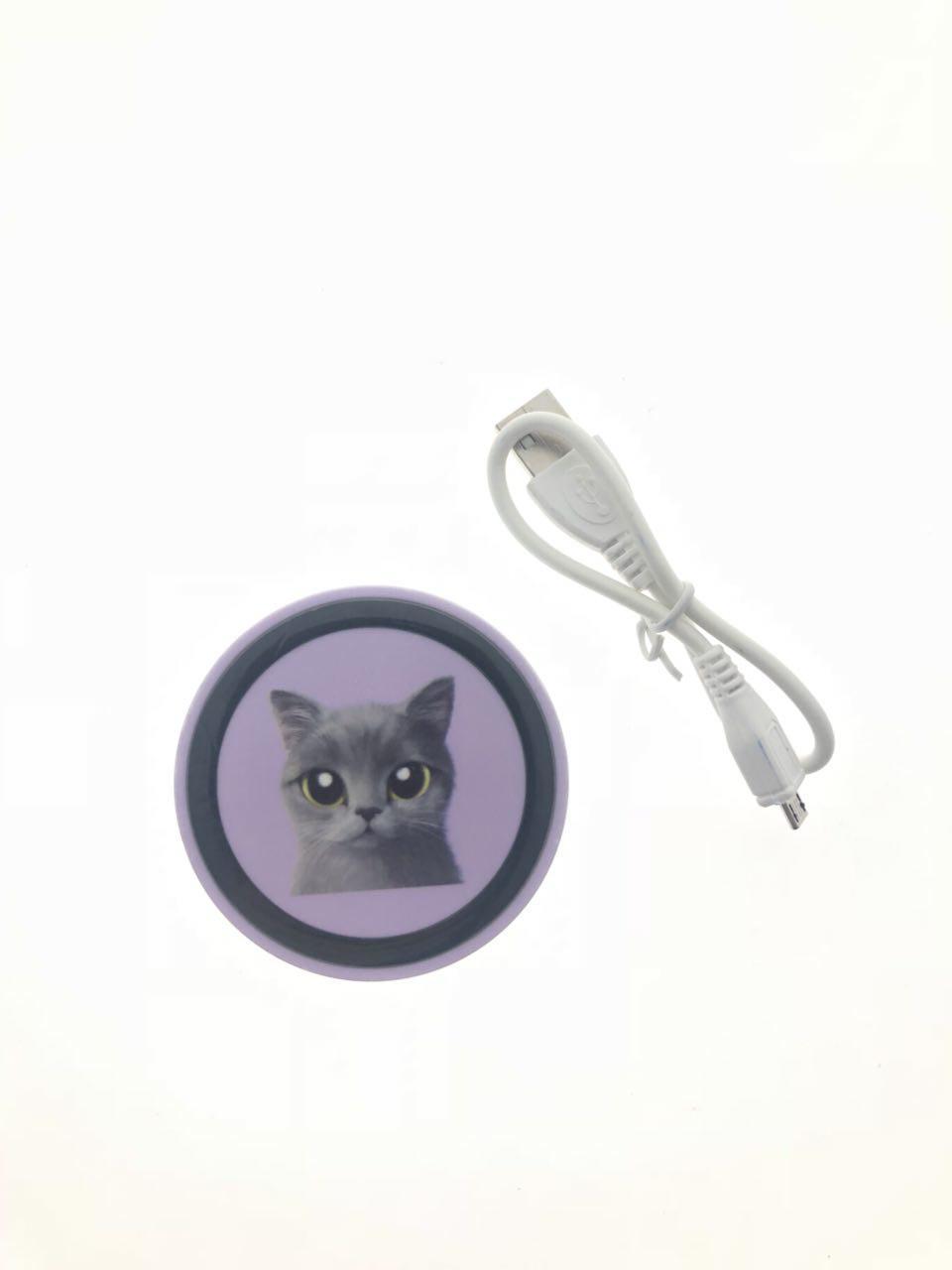 Фото 1 Беспроводное быстрое зарядное устройство M+ Wireless Charge Pad Purple Cat (MP050368)