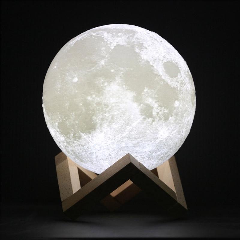Фото 1 Настольный светильник Magic 3D Moon Light Touch Control 15 см UFT Moonlamp