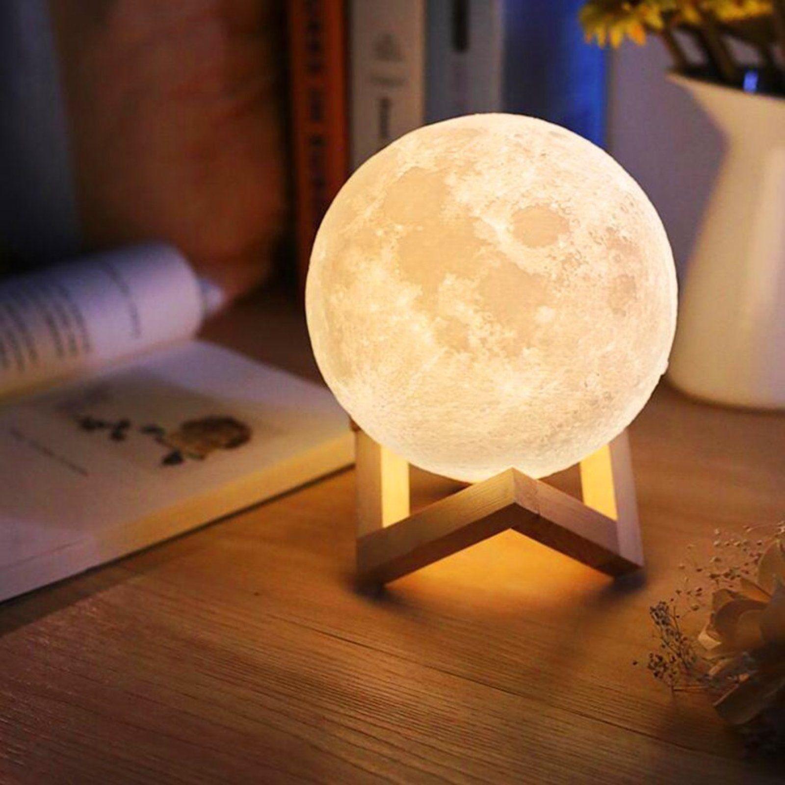 Фото 4 Настольный светильник Magic 3D Moon Light Touch Control 15 см UFT Moonlamp