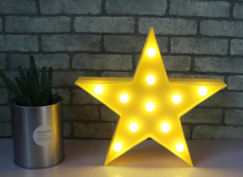 Декоративный LED светильник ночник Звездочка M+ Funny Lamp Star
