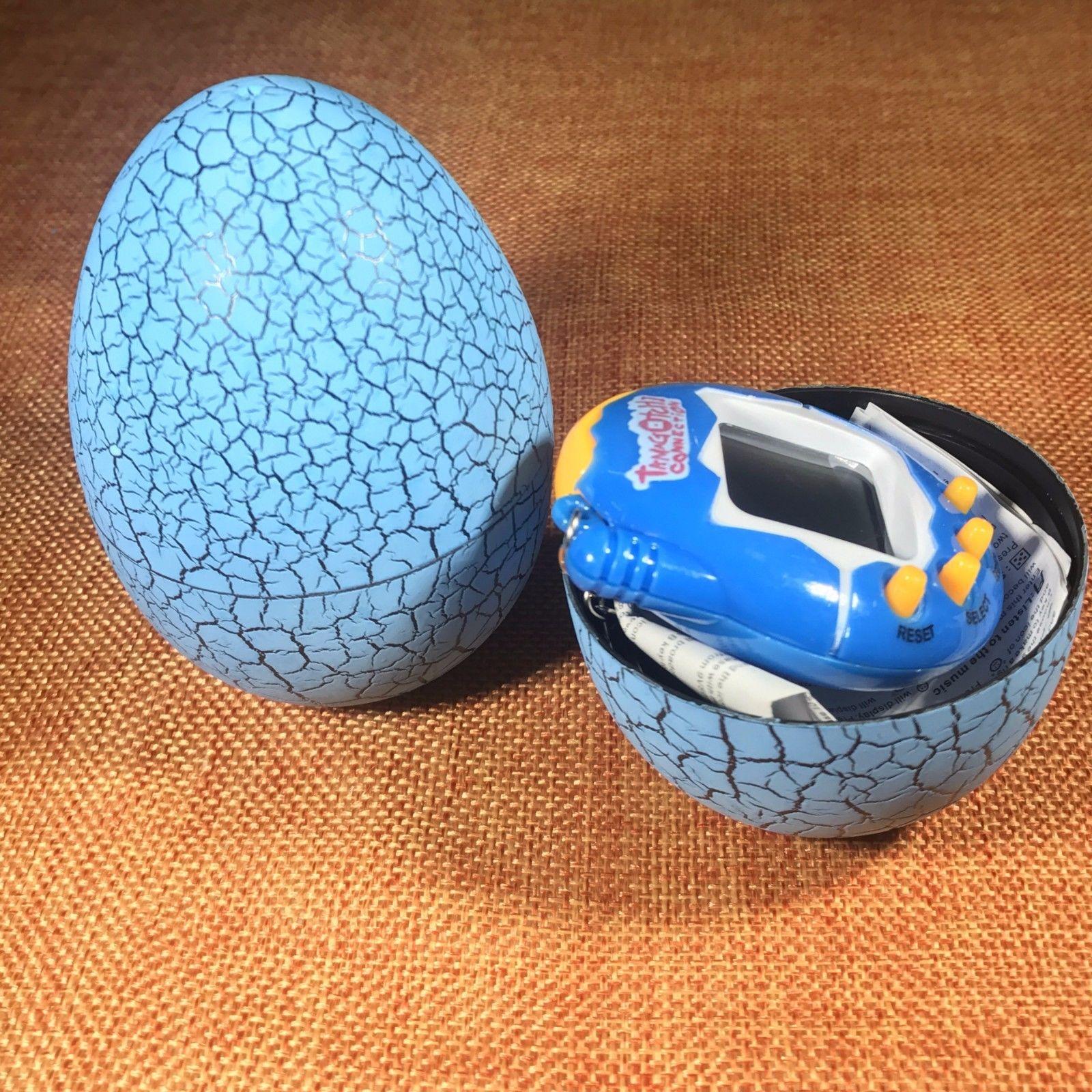Фото 5 Игрушка электронный питомец Тамагочи в Яйце Динозавра CG Eggshell Game Blue