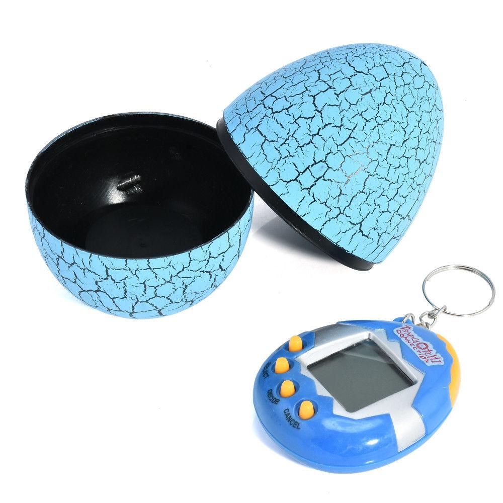 Игрушка электронный питомец Тамагочи в Яйце Динозавра UFT Eggshell Game Blue