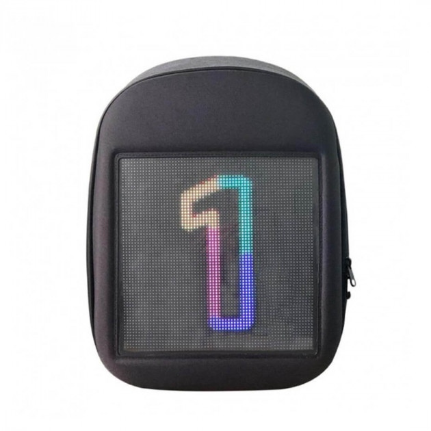Фото Рюкзак со светодиодным экраном 15.6' M+ LED Bag Gray