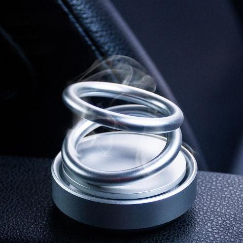 Фото 1 Освежитель воздуха для авто Левитирующие Кольца M+ Aroma Silver