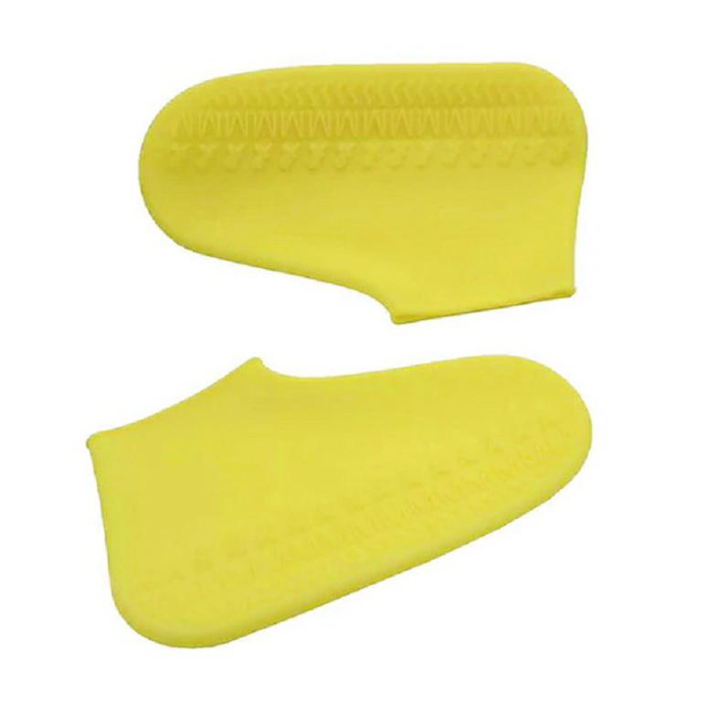 Фото 1 Силиконовые водонепроницаемые бахилы Чехлы на обувь CG WSS1 S Yellow
