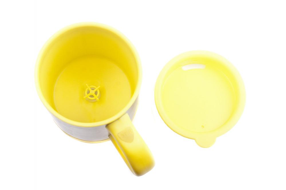 Фото 3 Чашка-мешалка с вентилятором желтая