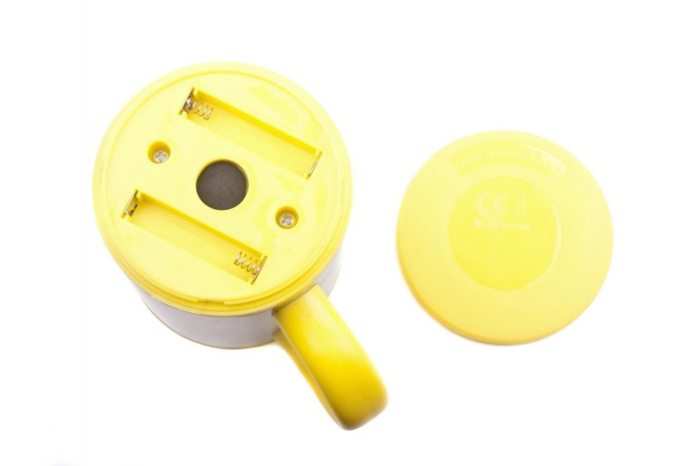 Чашка-мешалка с вентилятором желтая