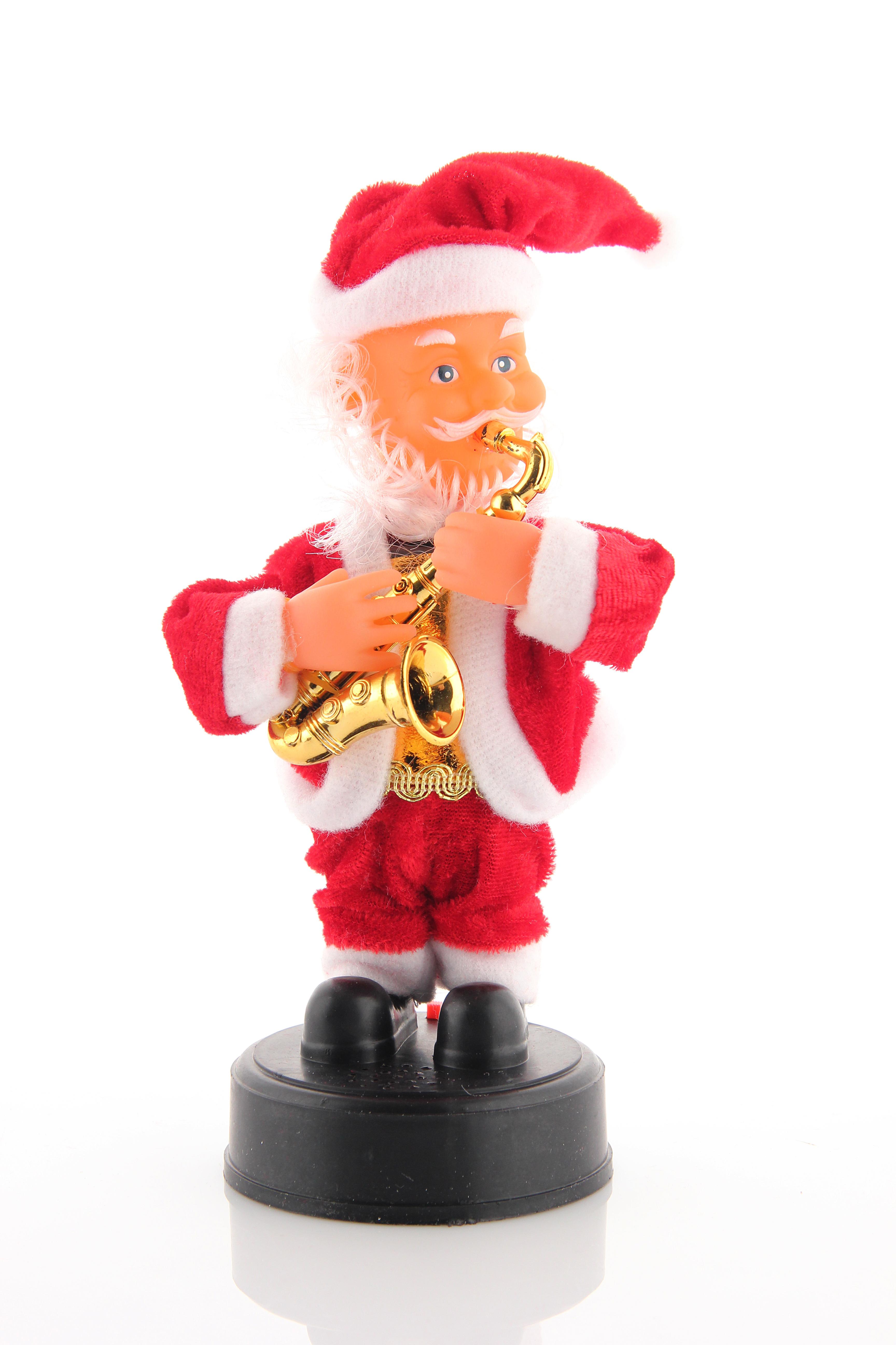 Фото 4 Танцующий Санта Клаус с саксофоном